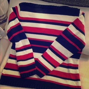 Boat neck sweater